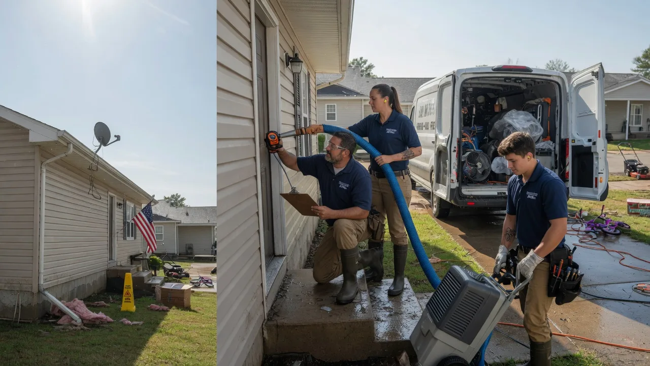 Ceiling Water Damage Restoration in Shelley, ID near me